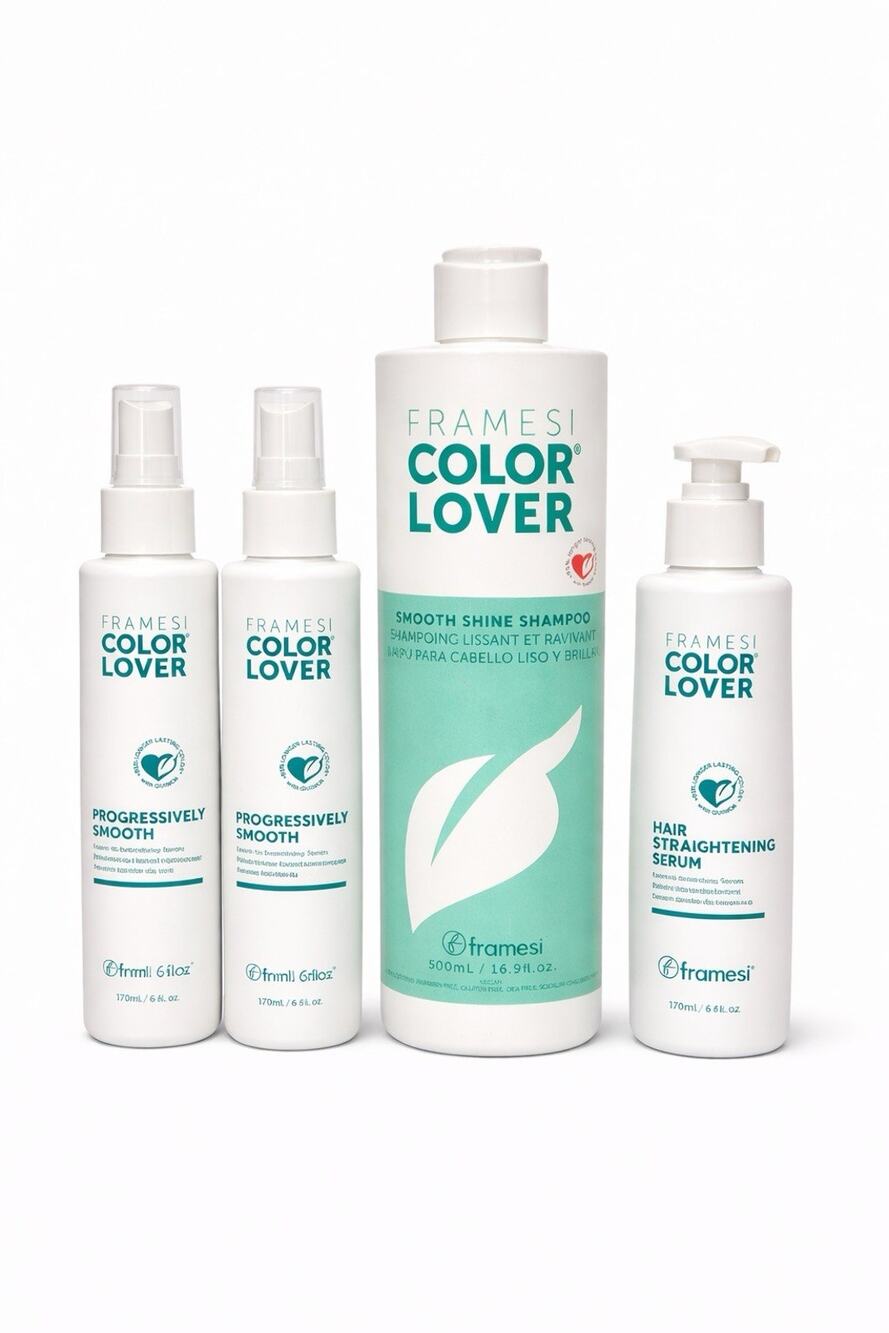 Framesi Color Lover Smooth Shine Shampoo & Smoothing Styling Bundle